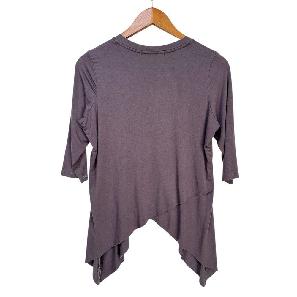 Benjamin Jay Revolve Asymmetrical Tulip Top Gray Size Medium - Picture 2 of 6